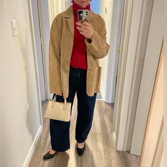 Massimo Tan Suede Women's Blazer - Picture 8 of 10